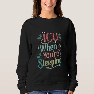 Camiseta UTI Quando Você Está Dormindo Enfermeira de UTI Na
