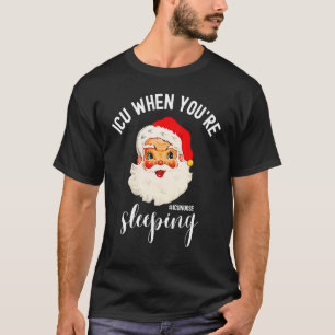Camiseta UTI Quando Você Está Dormindo  Enfermeira de UTI P