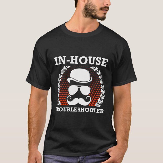 Camiseta Utilitário de Pai Handyman para Solução de Problem (Frente)