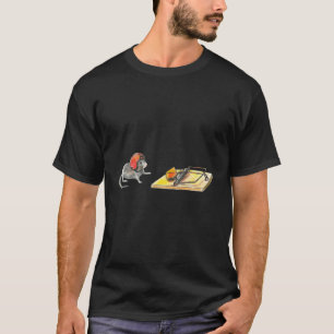 Camiseta Utilizadores de risco de armadilha de rato em corr