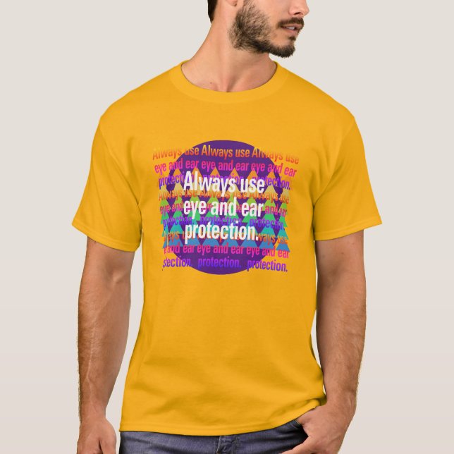 Camiseta Utilizar sempre o Espectro de Olhos Arco-íris Pont (Frente)
