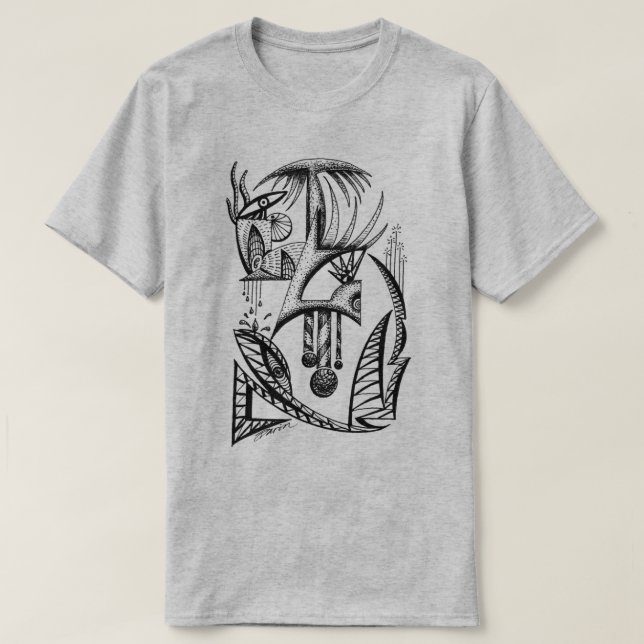 Camiseta Utopia de Darin Jones (Frente do Design)