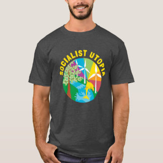 Camiseta Utopia Socialista Escura