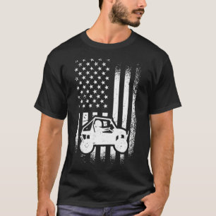 Camiseta UTV Driver, American Flag UTV SS SideBySide Pullov