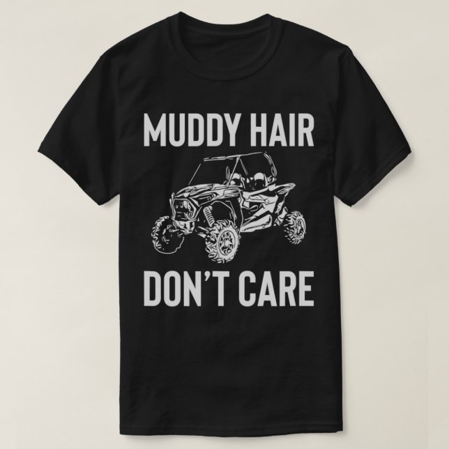 Camiseta UTV Gift Muddy Hair Don't SS SSV Gift  (Frente do Design)