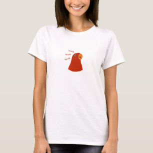 Camiseta Uuewue do pássaro vermelho "GUMI"....