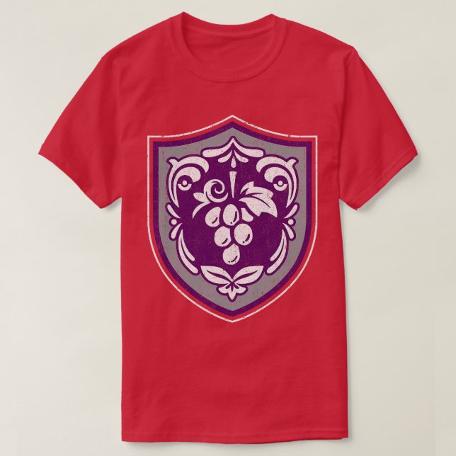 Camiseta Uva Academy Crest (Frente do Design)