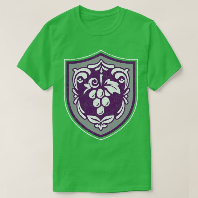 Camiseta Uva Academy Crest (Frente do Design)