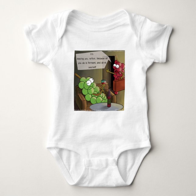 Camiseta Uvas Divórcios Engraçado (Frente)