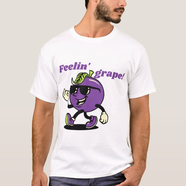 CAMISETA UVAS ENGRAÇADAS (Frente)