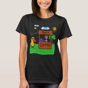 Camiseta Uvas Frescas Têm Pato De Limonada De Gelo
