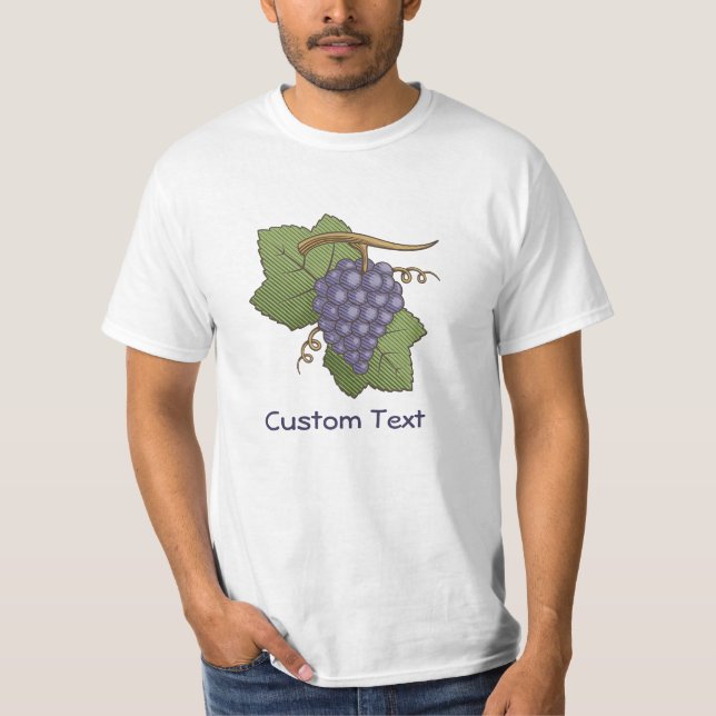 Camiseta Uvas Lilac (Frente)