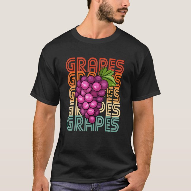 Camiseta Uvas Retro (Frente)