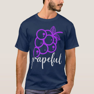 Camiseta Uvas Vegan Fruta Berries Vegetariana