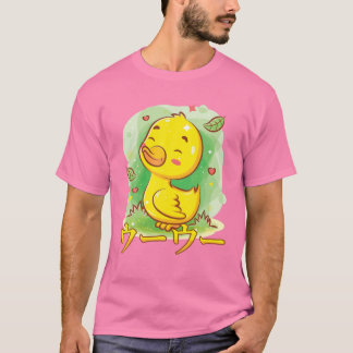 Camiseta Uwu - Cute Kawaii Anime Duck - Otaku Japonês Aest