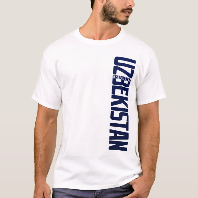 Camiseta UZBEKISTAN_vert_blue (Frente)