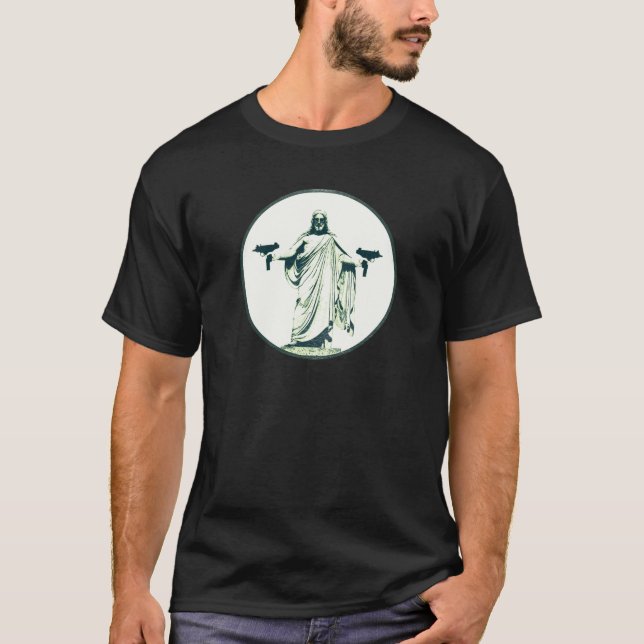 Camiseta Uzi que Toting Jesus (Frente)