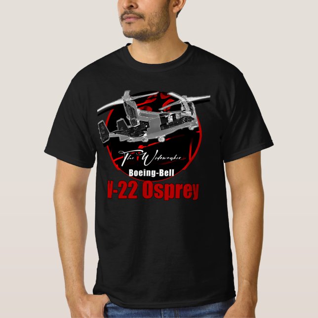 Camiseta V22 Osprey Aeronaves Híbridas da Força Aérea Ameri (Frente)