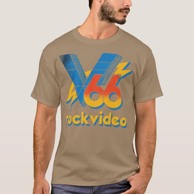 Camiseta V66 Retro Boston Rock Video (Frente)