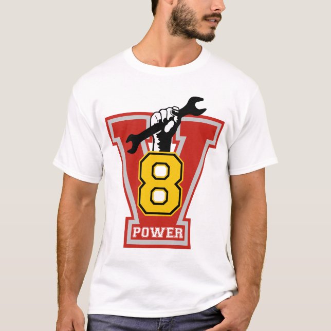 Camiseta v8 power (Frente)