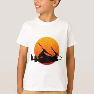 Camiseta V-22 Aeronaves Osprey Aviões de História Militar
