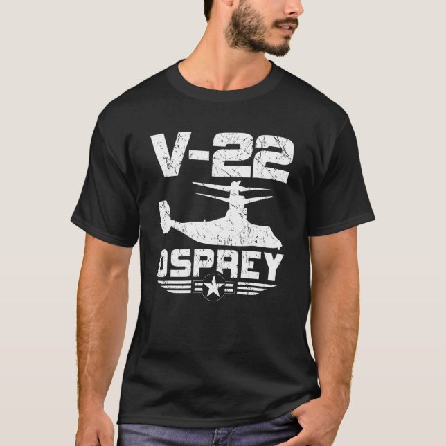 Camiseta V 22 Mv 22 Cmv 22b Osprey Svtol Tiltrotor Militar (Frente)