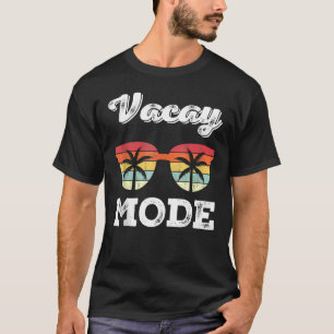 Camiseta V acay Mode (Modo V) Óculos solares Retrornos S um