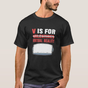 Camiseta V É Para Ga De Dia de os namorados De Jogos De Re