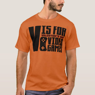 Camiseta V é para os Videos games 1