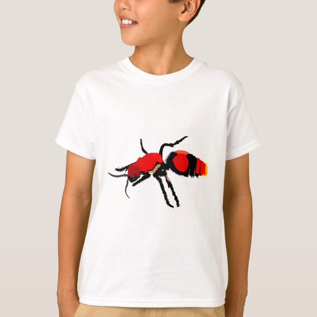 Camiseta V é para Velvet Ant (Frente)