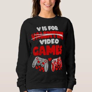Camiseta V É Para Videos games Engraçados Dias de os namora