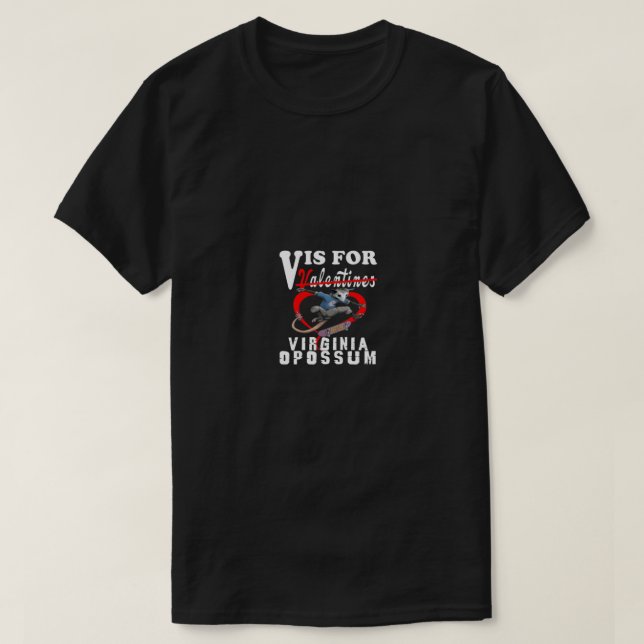 Camiseta V é para Virginia Ogambm Dia de os namorados 2022  (Frente do Design)