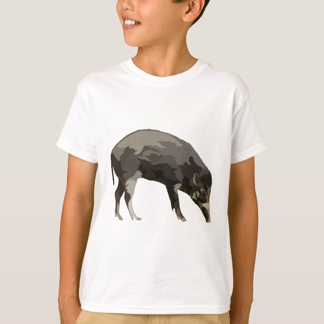 Camiseta V é para Visayan Warty Hog (Frente)