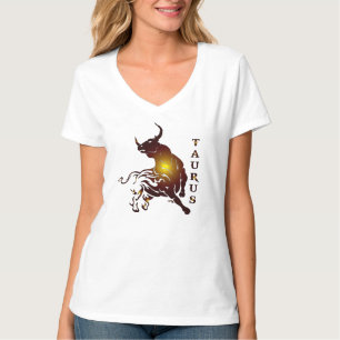Camiseta V Mulheres de Touro