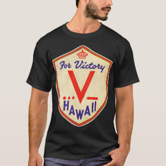 Camiseta V para a vitória WII Havaí Viagens vintage Souveni