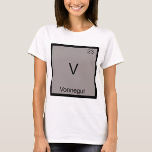 Camiseta V - T engraçado do símbolo do elemento da quími