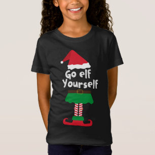 Camiseta Vá A Si Próprio Para Homens De Natal Mat Família