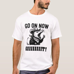Camiseta VÁ AGORA Ogambá Sarcástico Engraçado