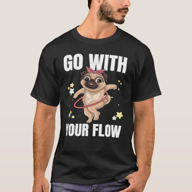 Camiseta Vá Com Seu Exercício de Treinamento de Dança Hoope (Frente)