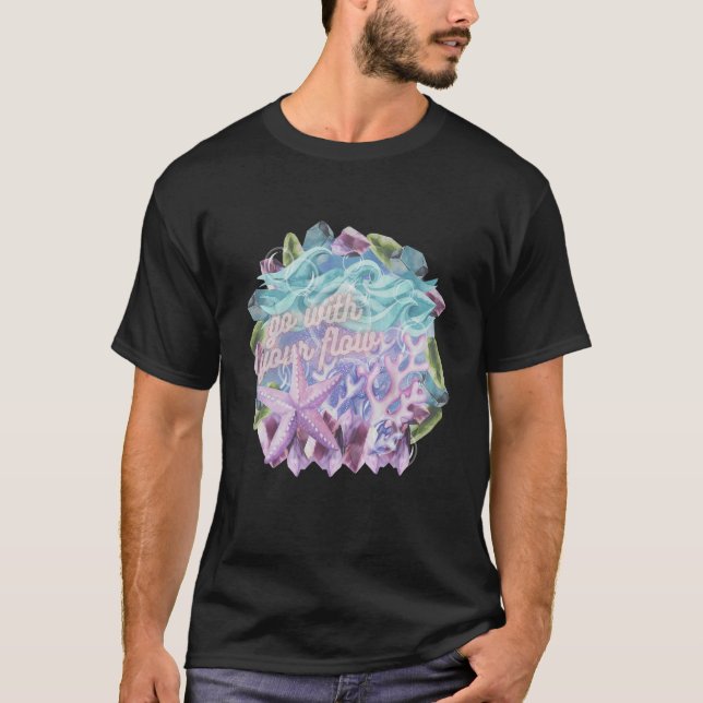 Camiseta Vá Com Seu Fluxo (Frente)
