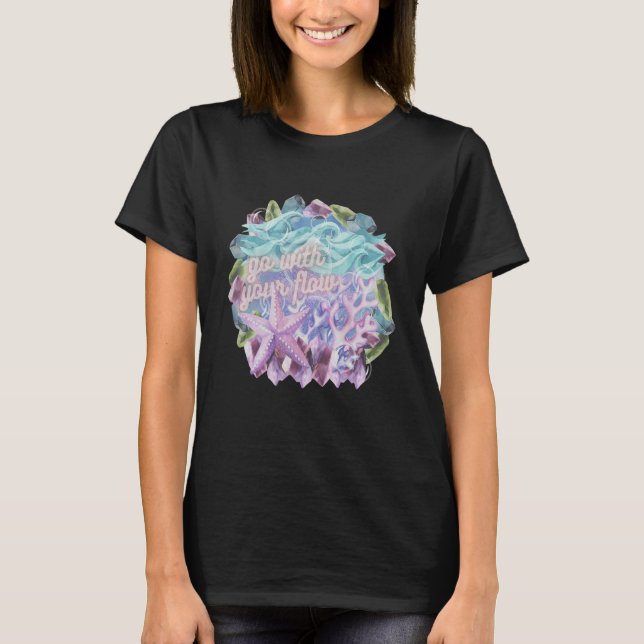 Camiseta Vá Com Seu Fluxo (Frente)