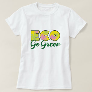 Camiseta Vá Design Eco Retro Verde