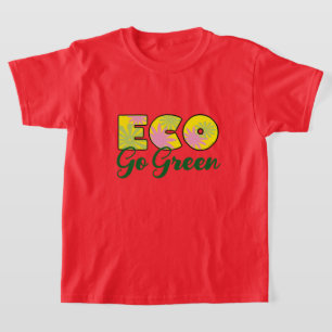 Camiseta Vá Design Eco Retro Verde
