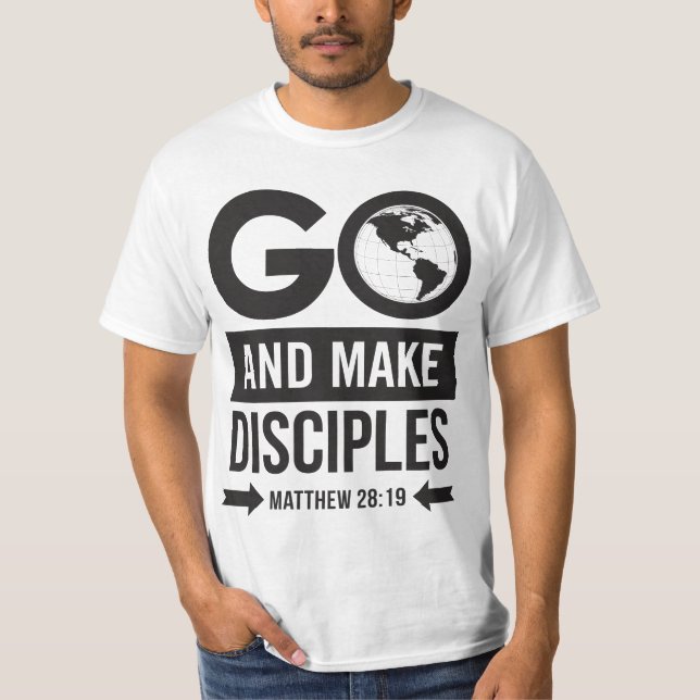Camiseta Vá e Faça Discípulos (Frente)