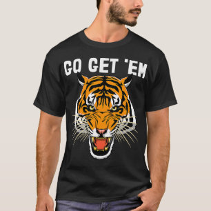 Camiseta Vá em frente, Tiger's Mens Tiger Face