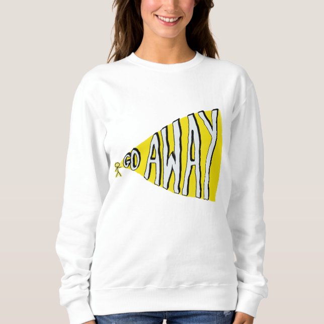 Camiseta Vá embora... Autoamor... me deixe em paz (Frente)