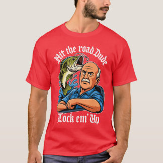 Camiseta Vá Embora Cara, Tranque-o Funny para Homens Mulher