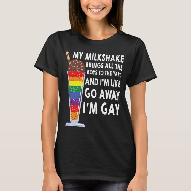Camiseta vá embora eu sou gay (Frente)