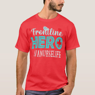 Camiseta Va Enfermeira Frontline HeroTrabalhadores Apreciaç