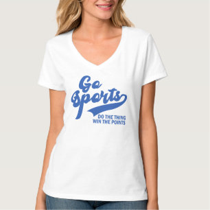 Camiseta Vá Esportes Faça A Coisa Ganhe Os Pontos